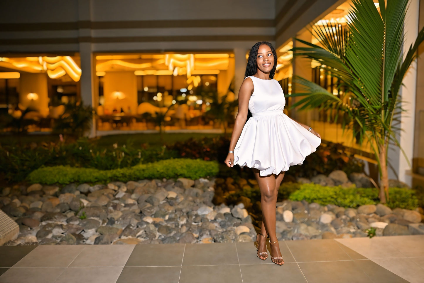 Nora Dress- White