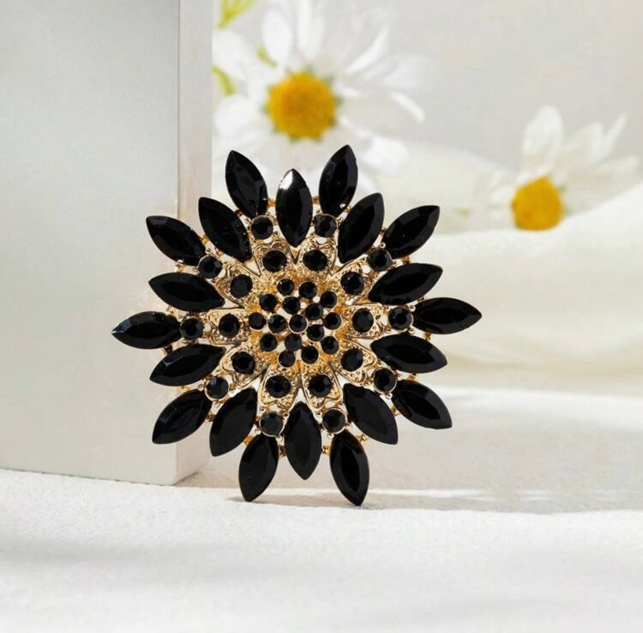 Black Elegance Brooch