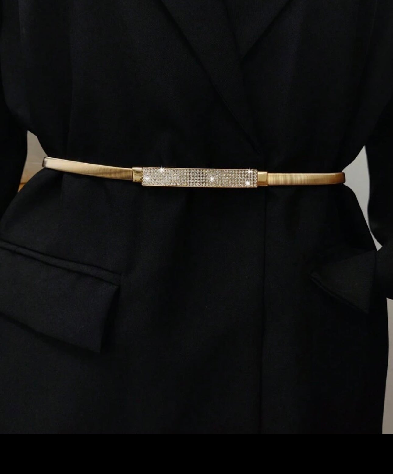 Gold Metallic Belt
