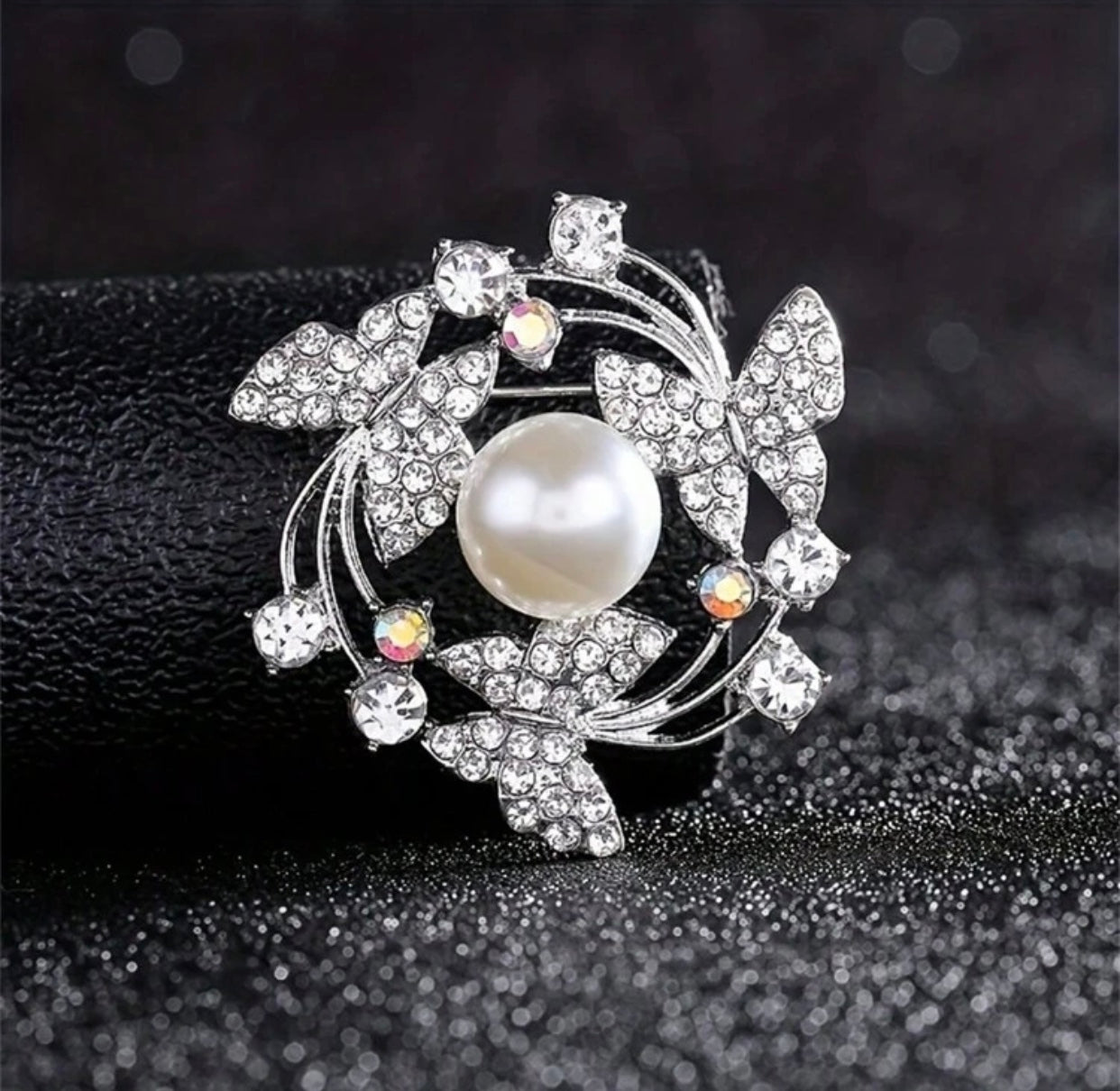 Butterfly Wreath Brooch