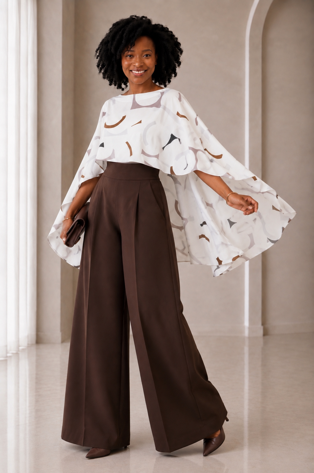 Marielle Cape Top