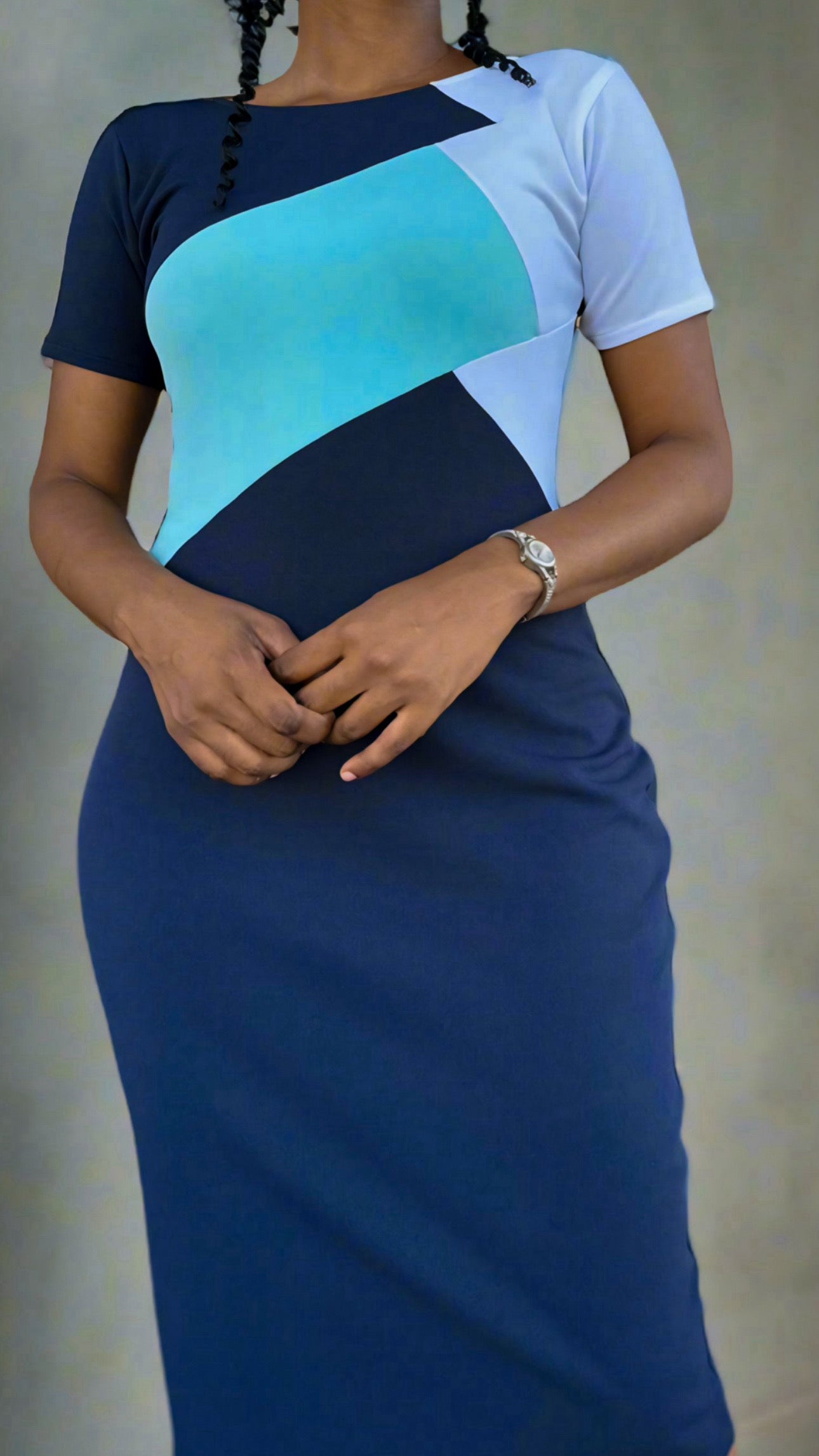 Donneila Dress- Navy
