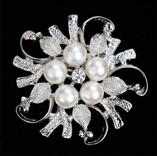 Pearl Bouquet Brooch