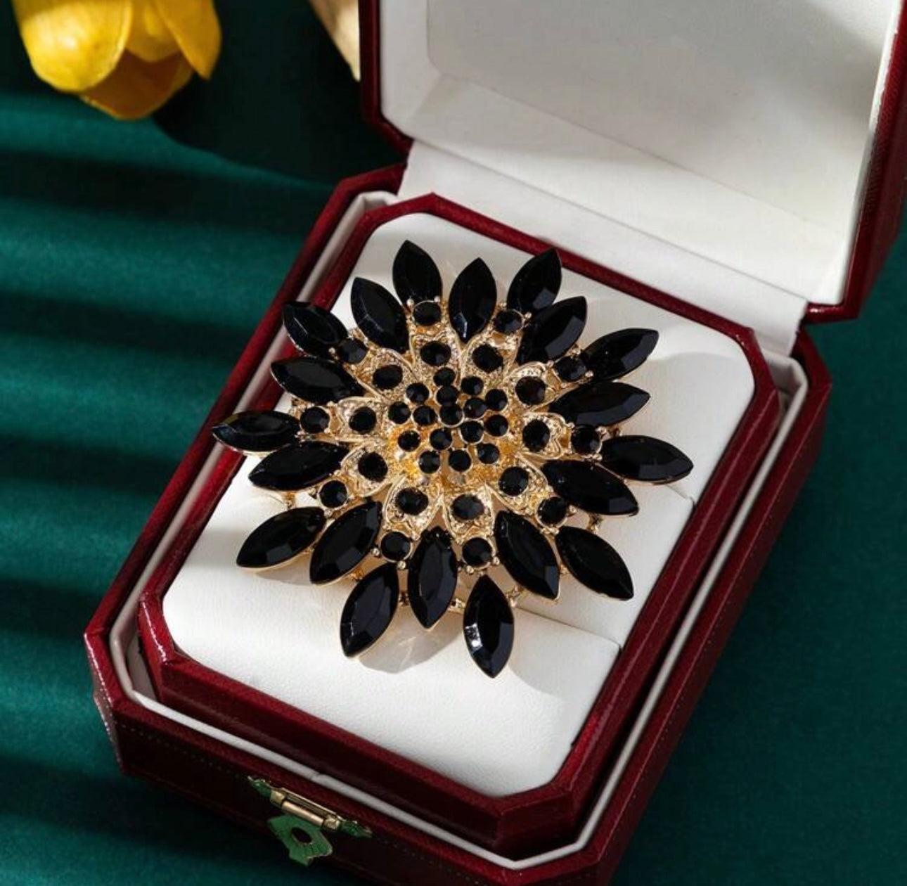 Black Elegance Brooch
