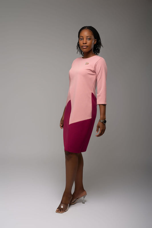 Jefferdene Dress- Pink