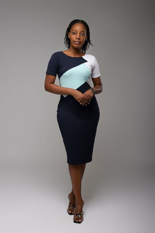 Donneila Dress- Navy