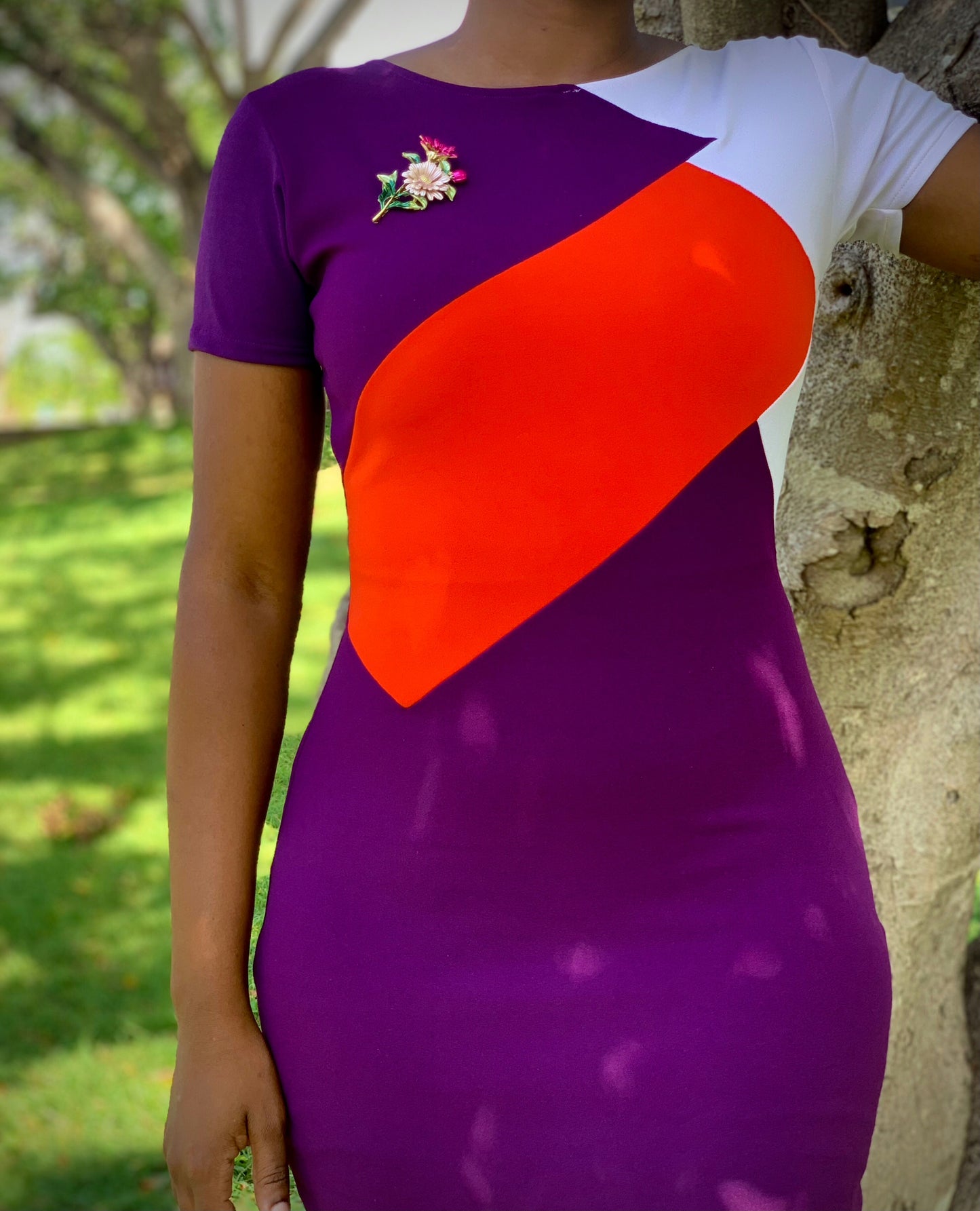 Donnelia Dress- Plum
