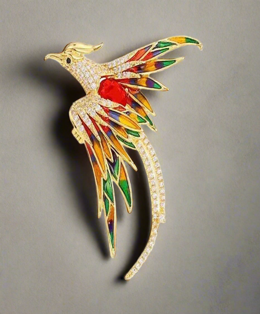 Phoenix Brooch