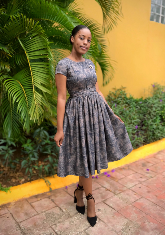 Naomi Dress- Nude