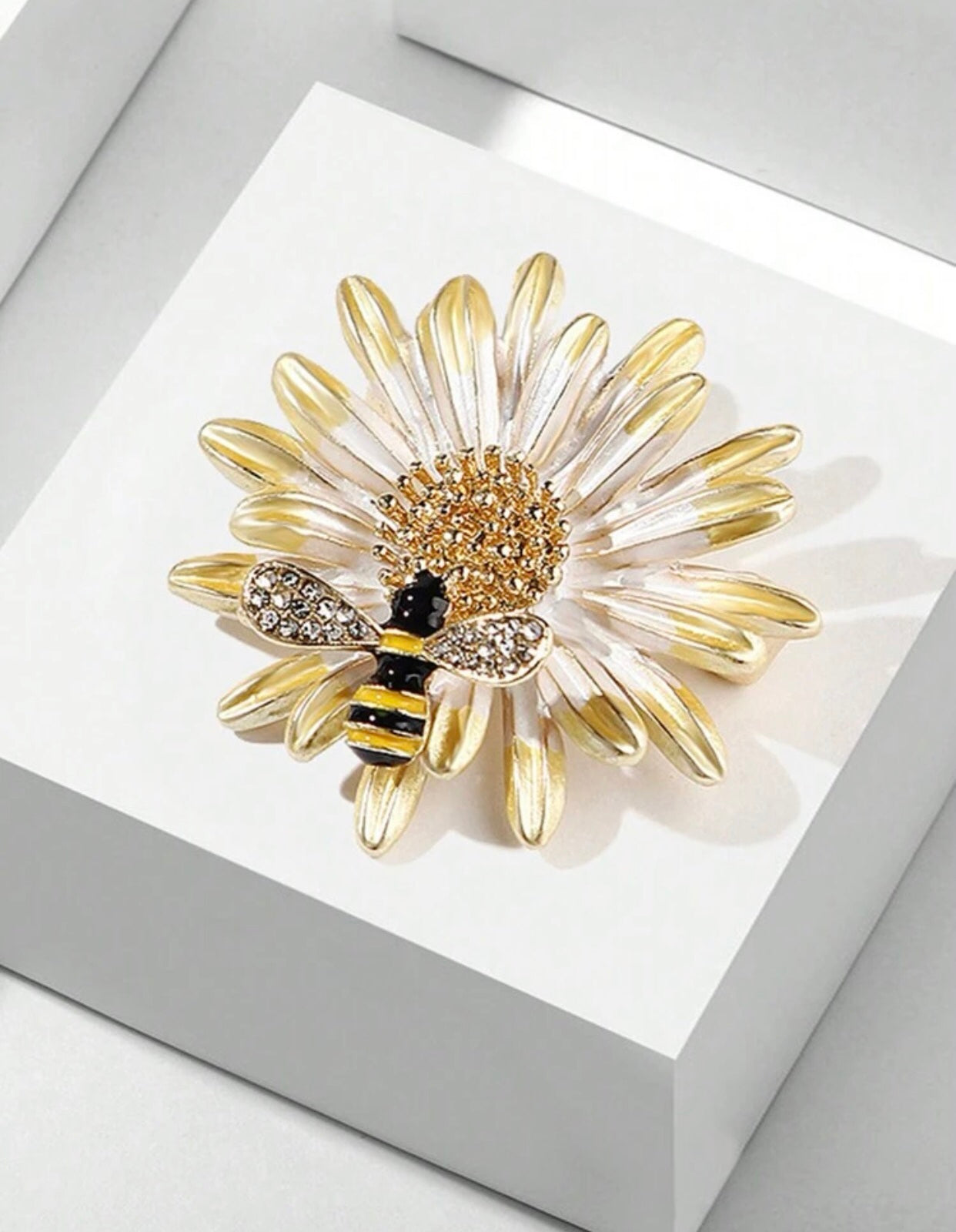 Sunflower Brooch