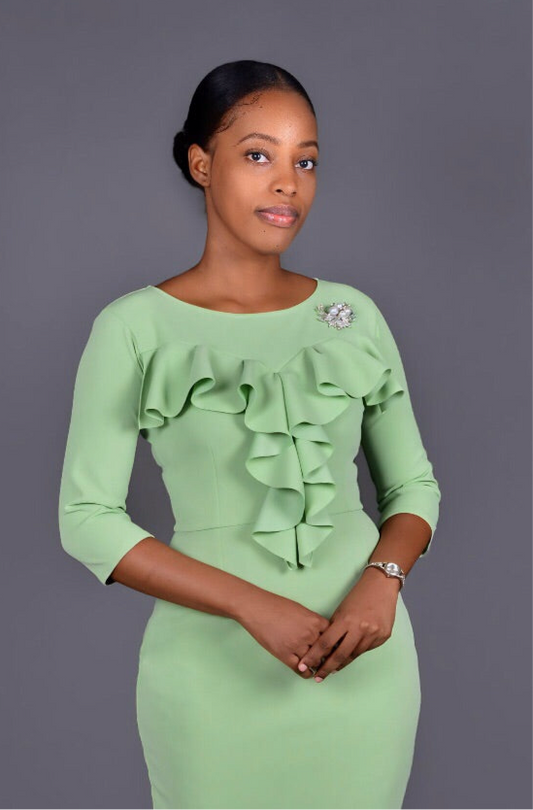 Silvia Dress- Mint Green