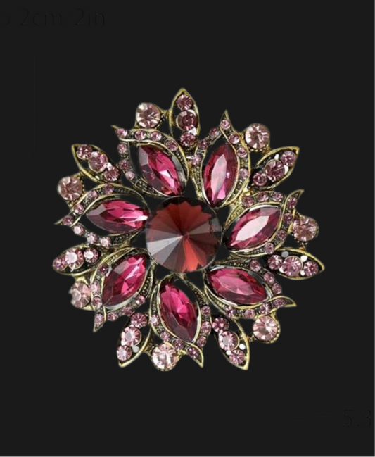 Purple Elegance Brooch