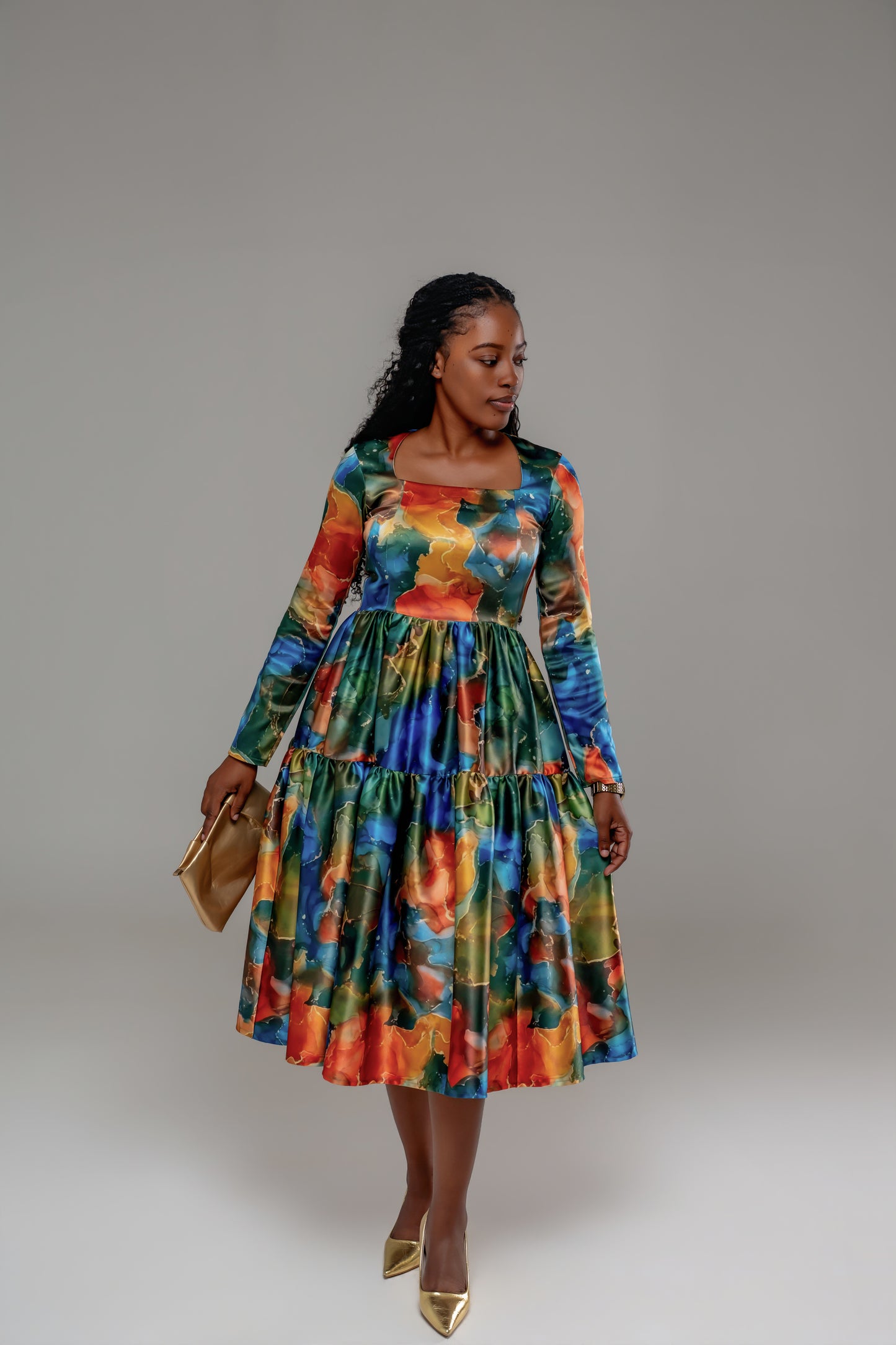 Radiance Tiered Dress