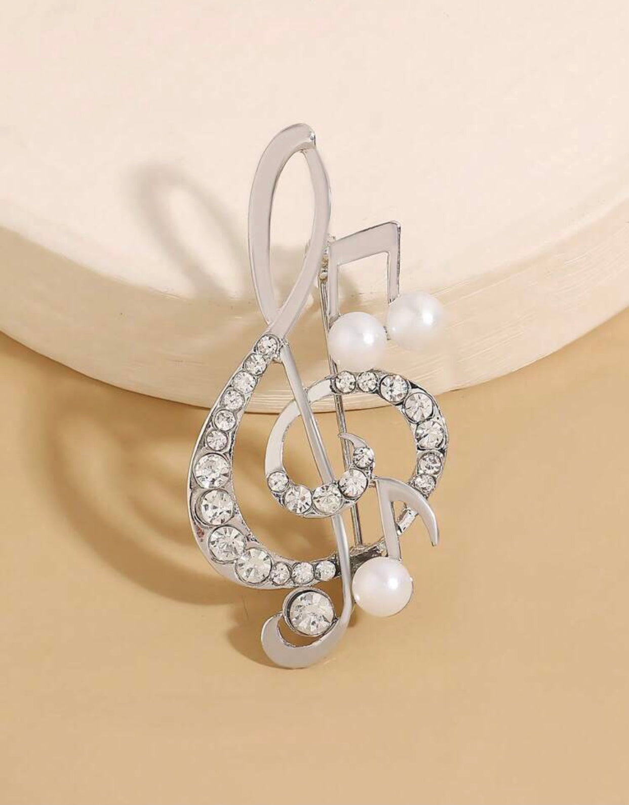 Music Note Brooch