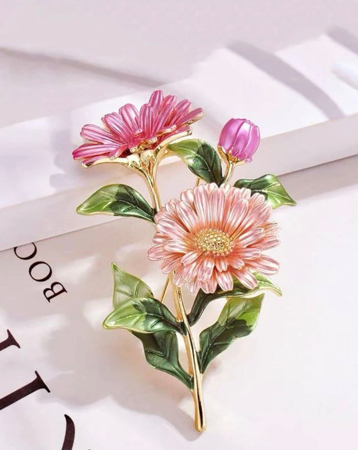 Multicolor Flower Brooch