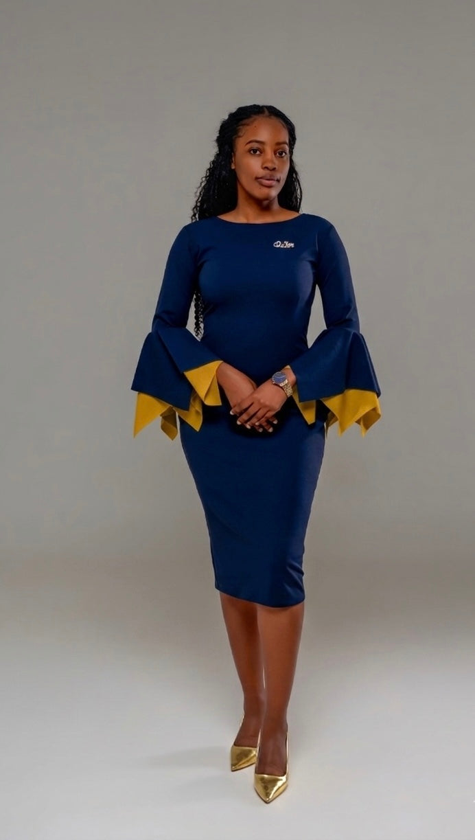 Stephian Bell-sleeves Dress ElegancebyRhonz Stephian Bell-sleeves Dress ElegancebyRhonz