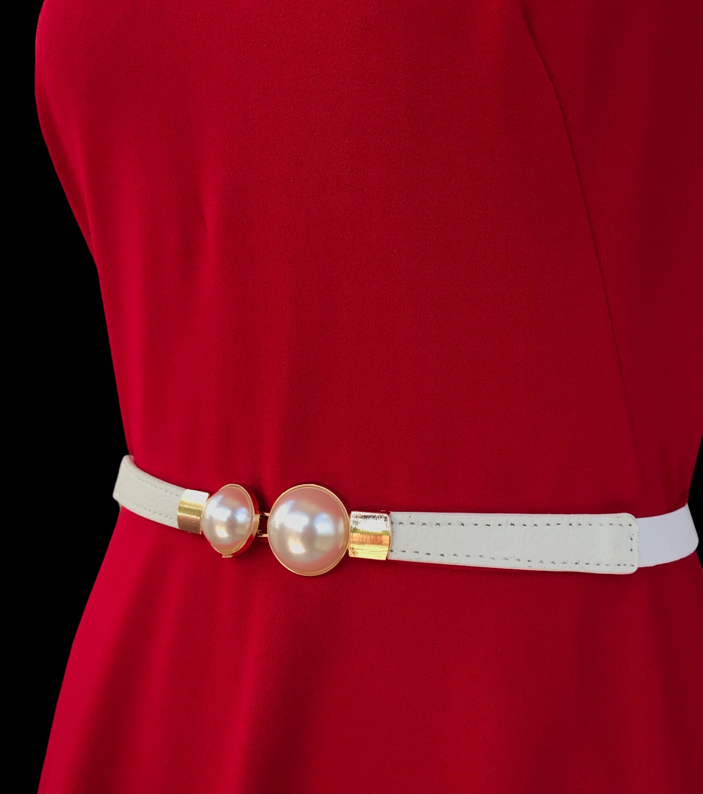 Pearl Belt- White