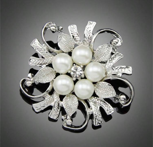 Pearl Bouquet Brooch