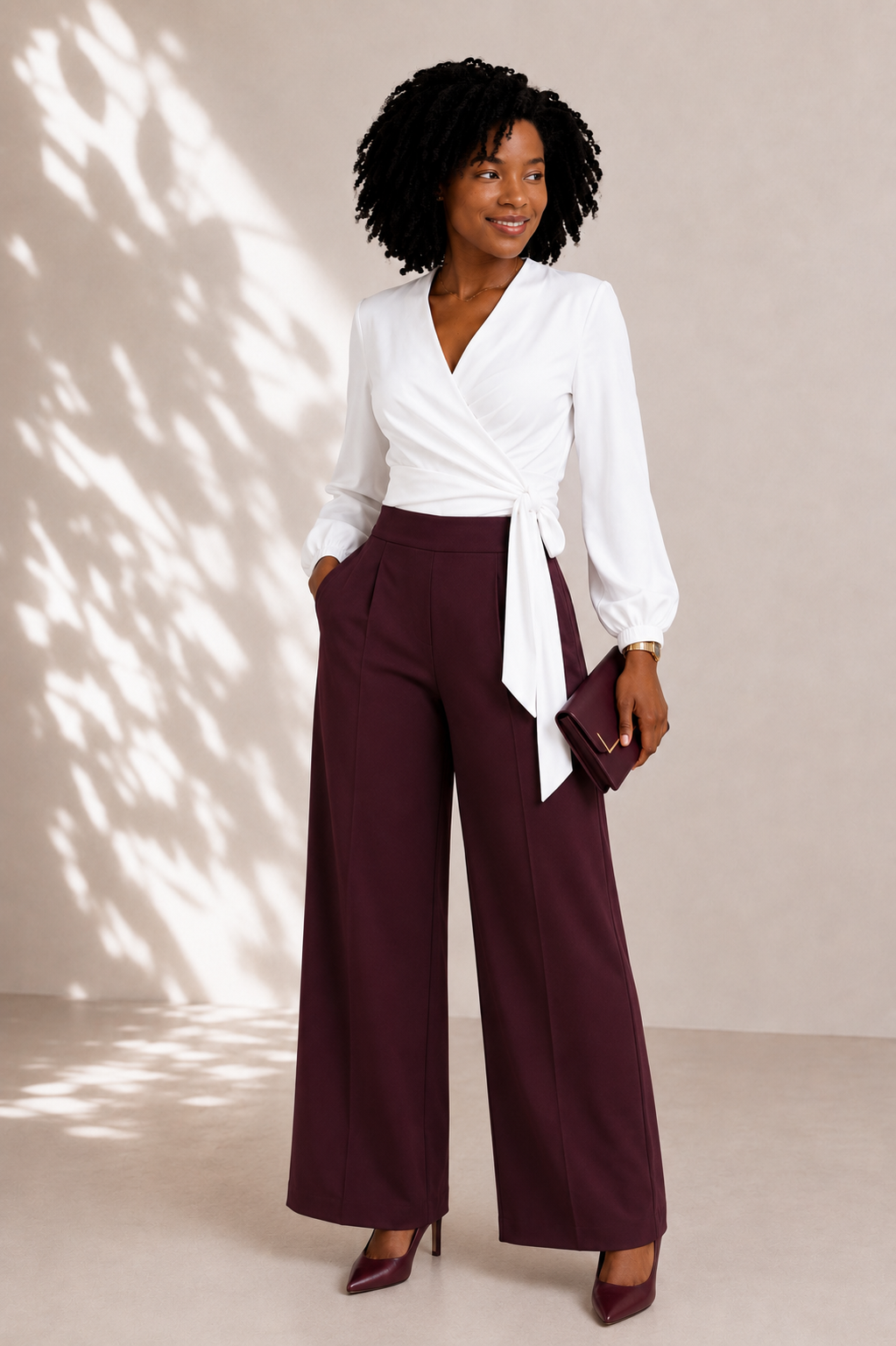 Kendra Wrap Top