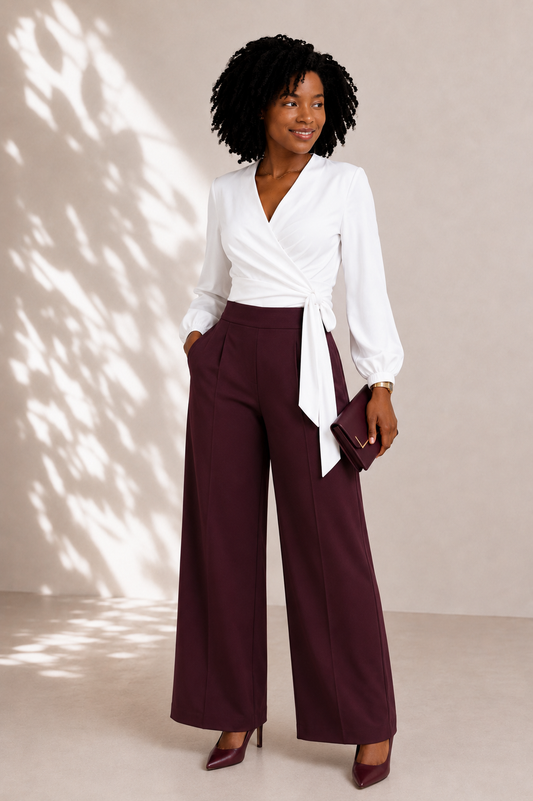 Kendra Wrap Top
