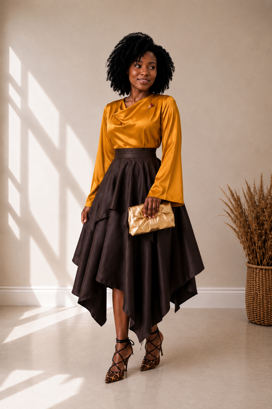 Celeste Cowl Top