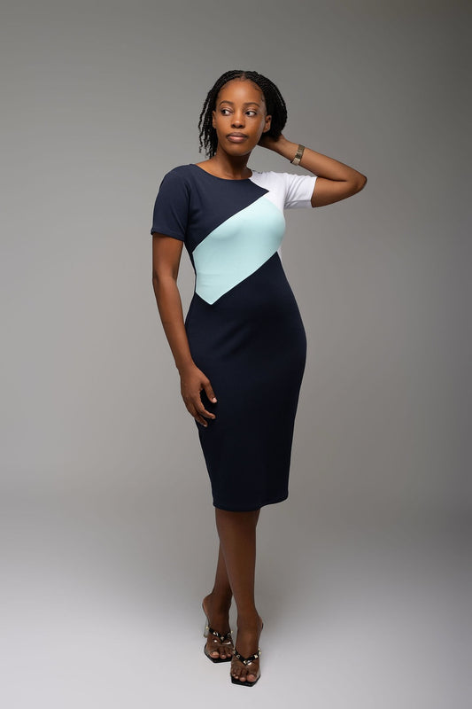Donneila Dress- Navy